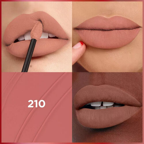 Loreal Paris Matte Resistance Liquid Lipstick 210 Tropical Vacay - Görsel 3