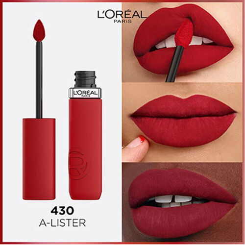 Loreal Paris Matte Resistance Liquid Lipstick 430 A-Sister - Görsel 2