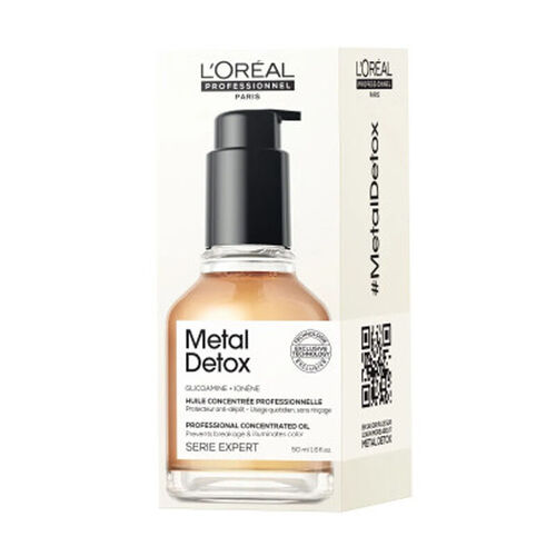 Loreal Professionnel Dolgun Beslenmiş Parlak Saçlar İçin Metal Detox Oil Konsantre Yağ 50 ml - Görsel 2