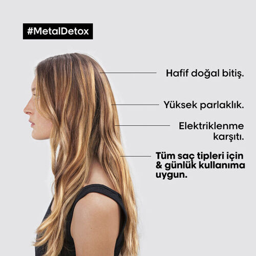 Loreal Professionnel Dolgun Beslenmiş Parlak Saçlar İçin Metal Detox Oil Konsantre Yağ 50 ml - Görsel 4