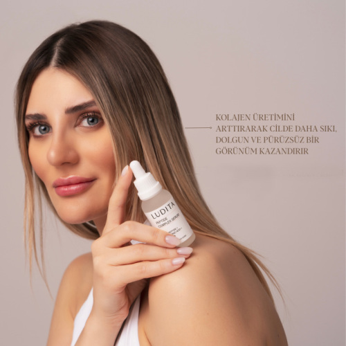 Ludita İnce Çizgi ve Kırışıklık Karşıtı, Yoğun Nemlendirici Peptit Kompleks Serum 30 ml - Görsel 3