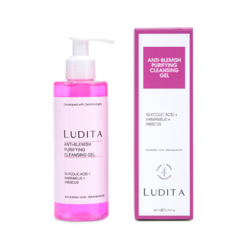 Ludita Lekeli Ciltler için Hibiscus Özlü Arındıcı Yüz Yıkama Jeli 200 ml - Görsel 2