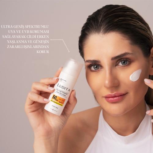 Ludita Yüksek Korumalı Leke Karşıtı Günlük Yüz Güneş Kremi 50 ml - Görsel 3