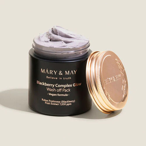 Mary May Blackberry Glow Wash Off Pack 125 ml - Görsel 3