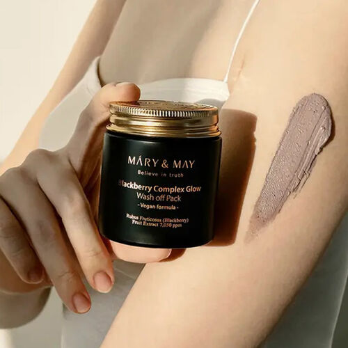 Mary May Blackberry Glow Wash Off Pack 125 ml - Görsel 4