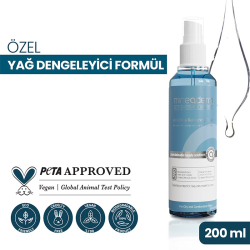 Mineaderm Anti-Shine Refresing Tonic 200 ml - Görsel 5