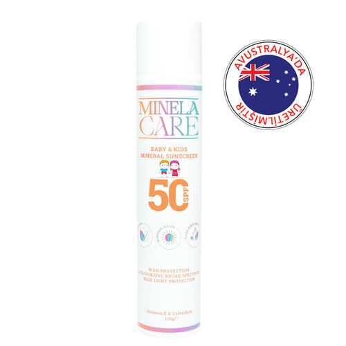 Minela Care Spf 50 Bebek ve Çocuk Güneş Kremi 110 gr - Görsel 3