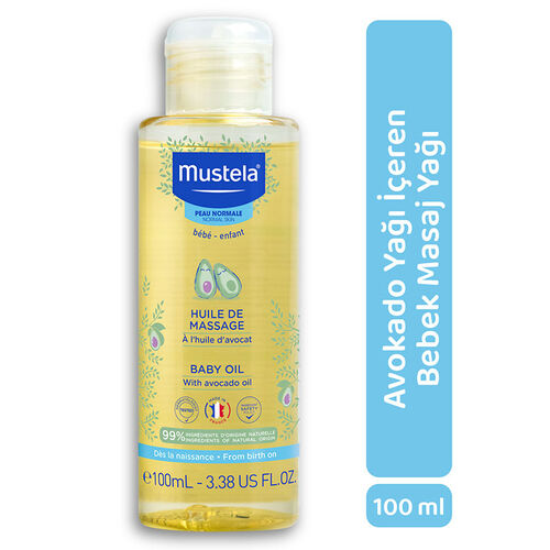 Mustela Bebek Bakım Masaj Yağı 100ml - Görsel 2