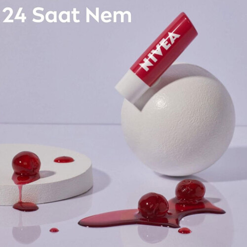Nivea Kiraz Aromalı Dudak Bakım Kremi 4.8 gr - Görsel 3