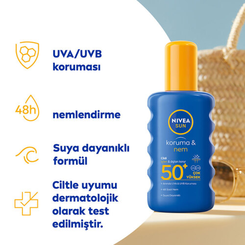 Nivea Nemlendirici Güneş Spreyi 200ml - Görsel 2