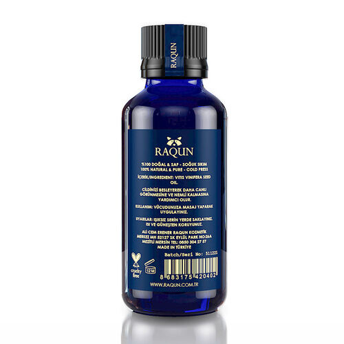 Raqun Aromaterapi Üzüm Çekirdeği Yağı 50 ml - Görsel 2