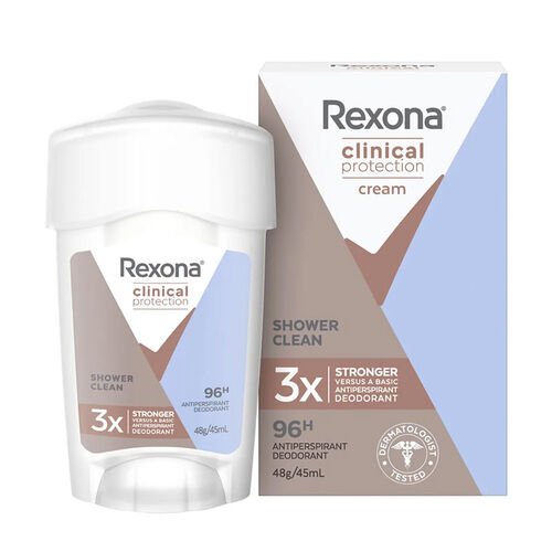 Rexona Clinical Protection Shower Clean Stick Deodorant 45 ml - Görsel 2