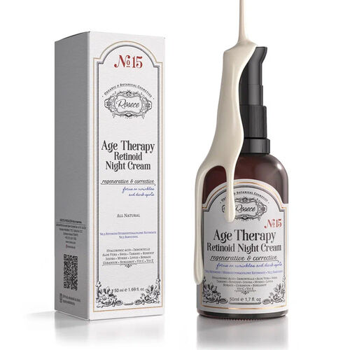 Rosece R15 Age Therapy Retinoid Gece Kremi | Pürüzsüz Görünüm Destekleyici 50 ml - Görsel 3