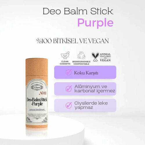 Rosece R63 Doğal Koltuk Altı Deodorant Roll-on Purple 60 ml - Görsel 2