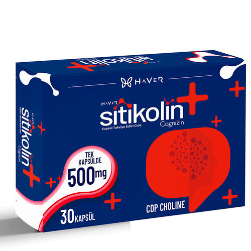 Haver Farma Sitikolin Cognizin 500 mg 30 Kapsül - Görsel 2