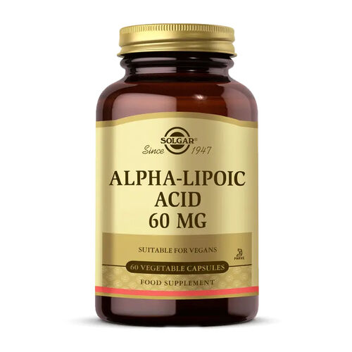 SOLGAR ALPHA LIPOIC ACID 60 MG 60 KAPSUL