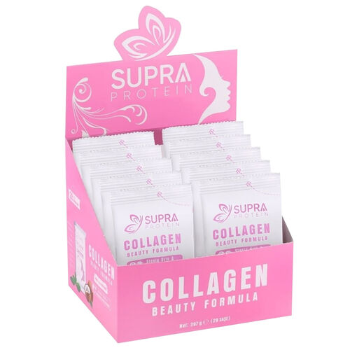 Supra Protein Collagen Beauty Formula Hindistan Cevizli Takviye Edici Gıda 28 Saşe - Görsel 2