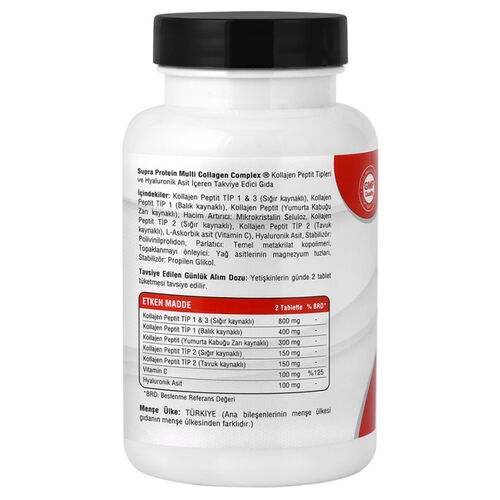 Supra Protein Multi Kolajen Complex Takviye Edici Gıda 60 Tablet - Görsel 2