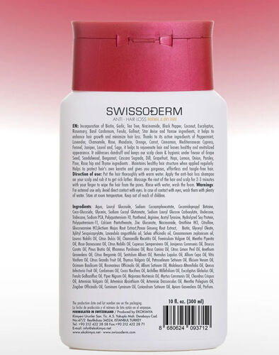Swissoderm Saç Dökülmesine Karşı Şampuan 300 ml - Normal Kuru Saç Tipi - Görsel 3