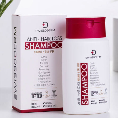 Swissoderm Saç Dökülmesine Karşı Şampuan 300 ml - Normal Kuru Saç Tipi - Görsel 4