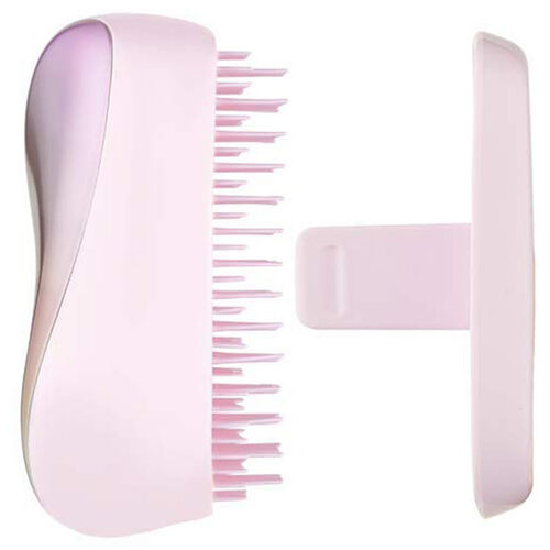Tangle Teezer Compact Styler  Matte Ombre Chrome Saç Fırçası - Düz ve Kıvırcık Saçlar İçin Çanta Boy Tarak - Görsel 3