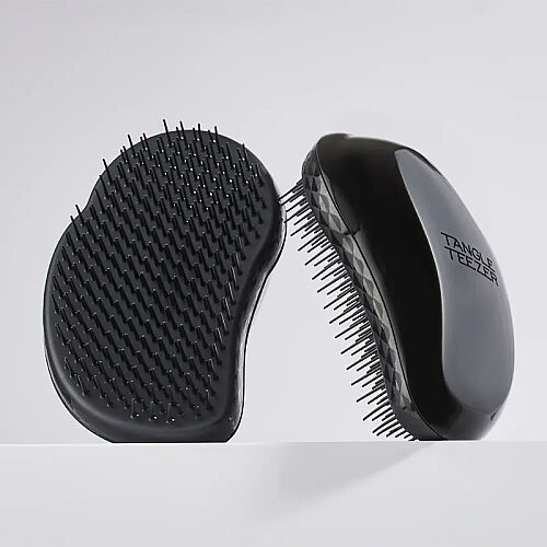 Tangle Teezer Original Panther Black Düz-Kıvırcık Saçlar için Saç Fırçası-Tarak - Görsel 4