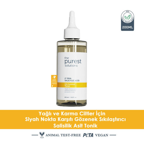 The Purest Solutions Oil Control Toner 200 ml - Görsel 2