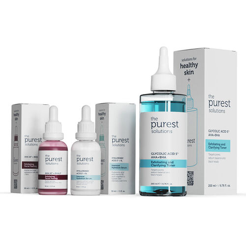 The Purest Solutions Siyah Nokta Karşıtı ve Gözenek Sıkılaştırmaya Yardımcı Nemlendirici Bakım Seti - Görsel 2