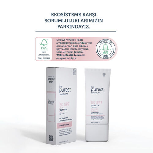 The Purest Solutions SPF50+ Blemish Defense Cream 50 ml - Görsel 5