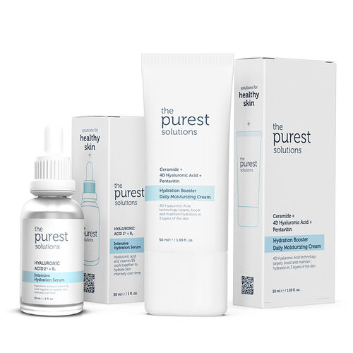 The Purest Solutions Tüm Ciltlerin Kullanımına Uygun Günlük Yoğun Nemlendirme Seti - Görsel 2