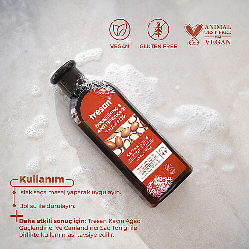 Tresan Argan Yağı Besleyici Kırılma Karşıtı Bakım Şampuanı 300 ml - Görsel 5