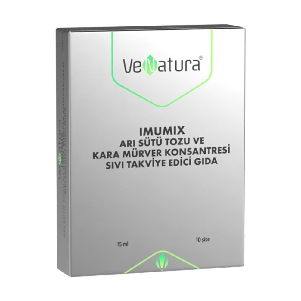 Venatura Imumix Arı Sütü Tozu ve Kara Mürver Konsantresi 15 ml x 10 şişe