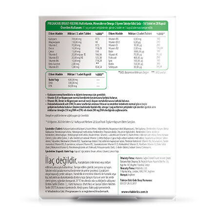 Vitabiotics Pregnacare Breast-Feeding Omega 3 56 Tablet - Görsel 2