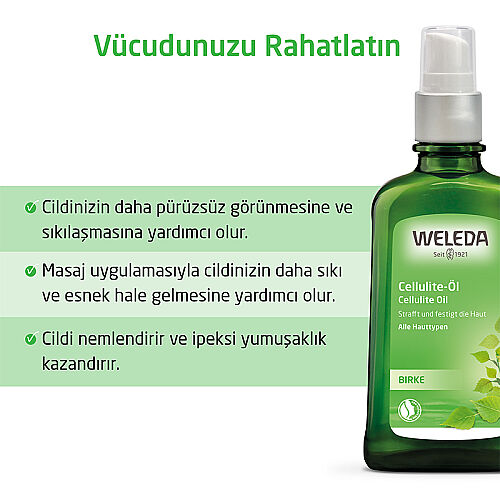Weleda Birke Cellulite Oil 100 ml - Görsel 3