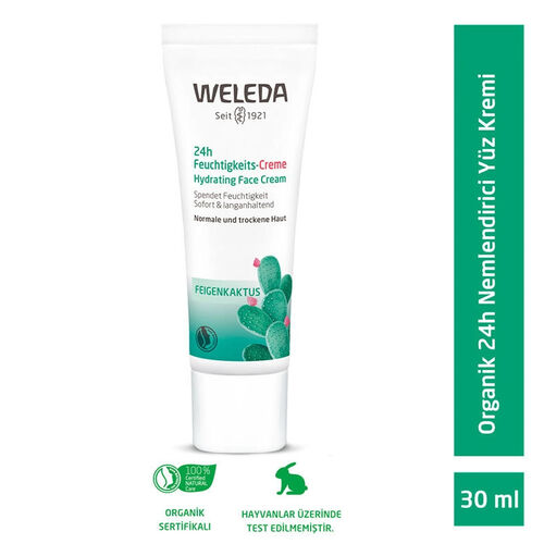 Weleda Cactus 24H Nemlendirici Yüz Kremi 30 ml - Görsel 2