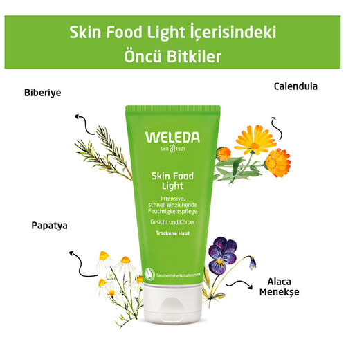 Weleda Skin Food Light Nemlendirici ve Besleyici Organik Bakım Kremi 75 ml - Görsel 2