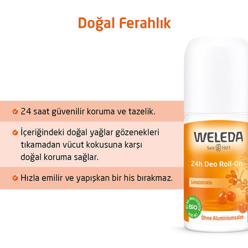 Weleda Yabani İğde Özlü Doğal Roll On Deodorant 50 ml - Görsel 3