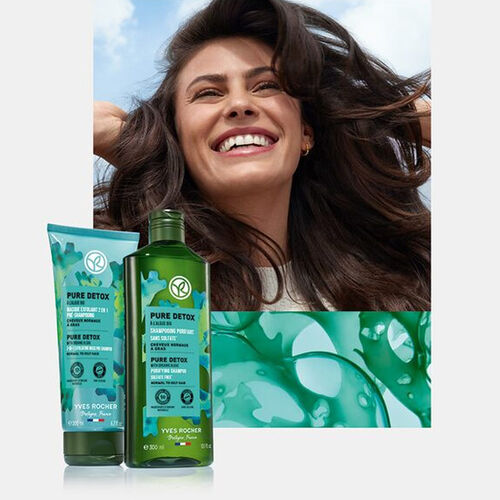 Yves Rocher Pure Detox Yağlı Saçlar için Arındırıcı Saç Kremi 200 ml - Görsel 4