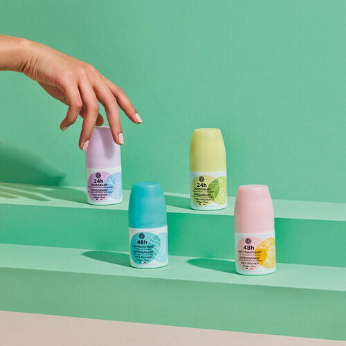 Yves Rocher Roll-on Deodorant - Pamuk Çiçeği ve Ebegümeci 50 ml - Görsel 4
