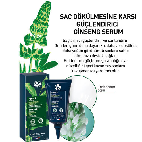 Yves Rocher Saç Dökülmesine Karşı Ginseng Serum 75 ml - Görsel 3