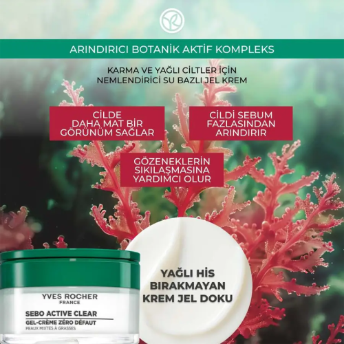 Yves Rocher Sebo Vegetal Gözenek Sıkılaştırıcı Nemlendirici Jel Krem 50 ml - Görsel 3
