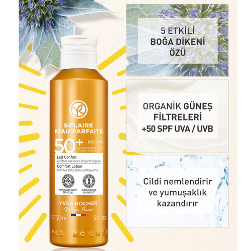 Yves Rocher Solaire Peau Parfaite Spf 50+ Güneşe Karşı Koruyucu Süt 150 ml - Görsel 3