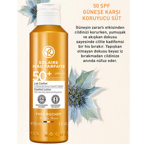 Yves Rocher Solaire Peau Parfaite Spf 50+ Güneşe Karşı Koruyucu Süt 150 ml - Görsel 4