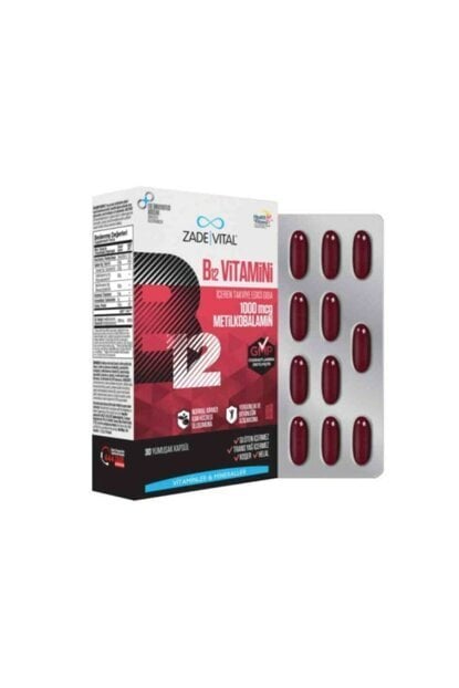 Zade Vital Vitamin B12 1000mcg 30 Kapsül
