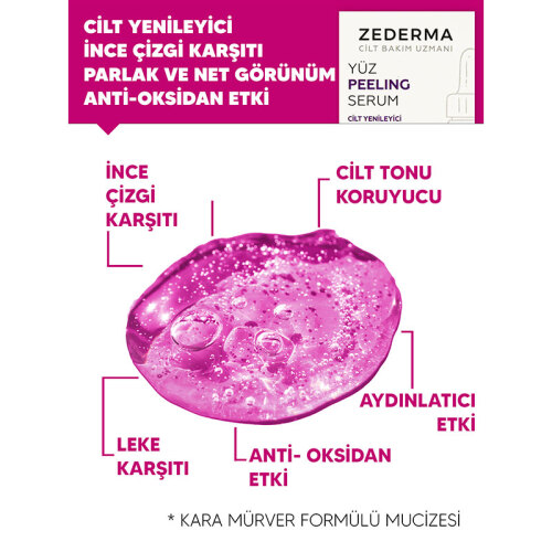 Zederma Yüz Peeling Serum 30 ml - Görsel 4